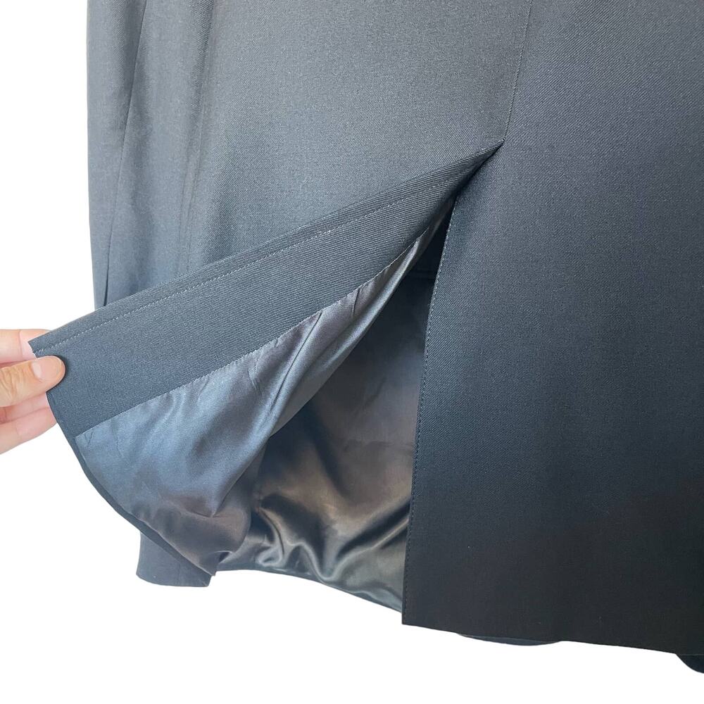 Brooks Brothers Men’s Brooksease Black Wool Blazer Gold Buttons Size 45R - Picture 8 of 16